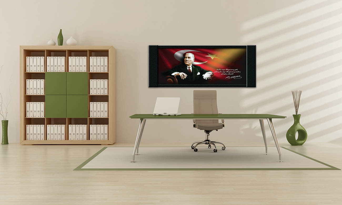 Atatürk Makam Panosu D-503-170x65x4 cm 