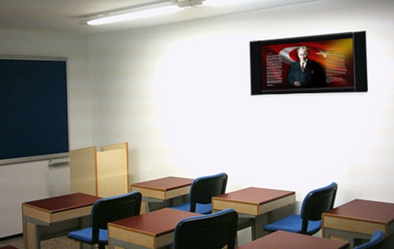 Milli Atatürk Ofis-Okul Makam Tablosu 105x50x4  S-101 | Milli Atatürk Levhaları 